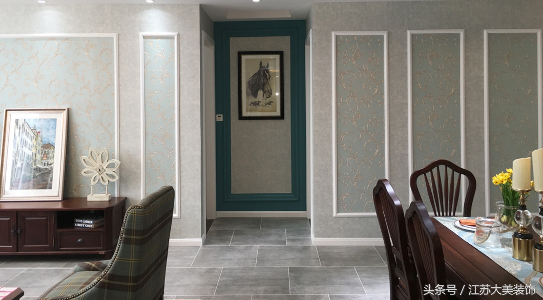 徐州美式轻奢风格装修效果图,徐州10万装修120平效果图