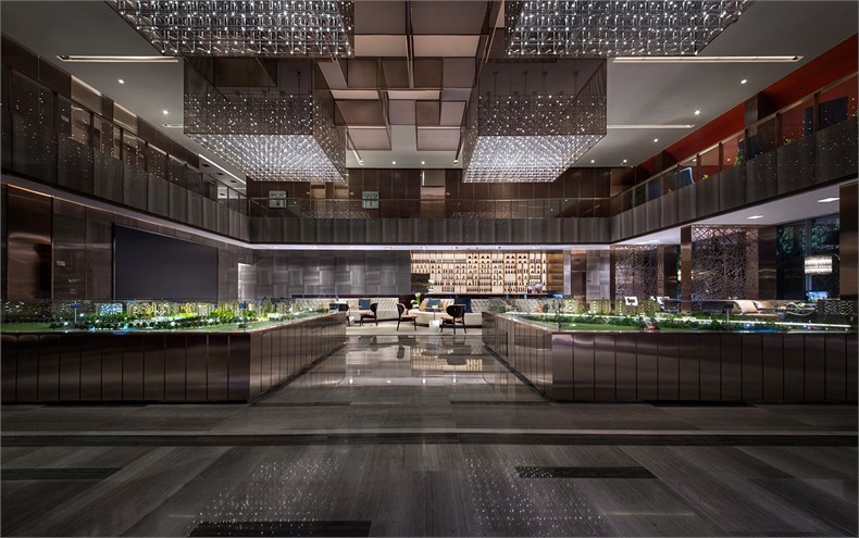 设计案例南京别墅,保利售楼中心设计