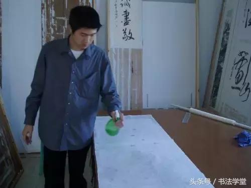 字画装裱全过程教程,书画手工浆糊装裱全过程