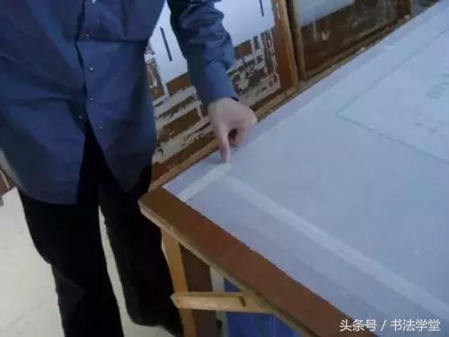 字画装裱全过程教程,书画手工浆糊装裱全过程