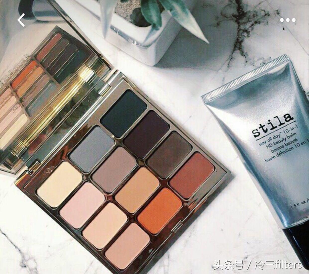 最高级的妆容绝对是哑光眼影打造出来的，闪闪的珠光色靠边站