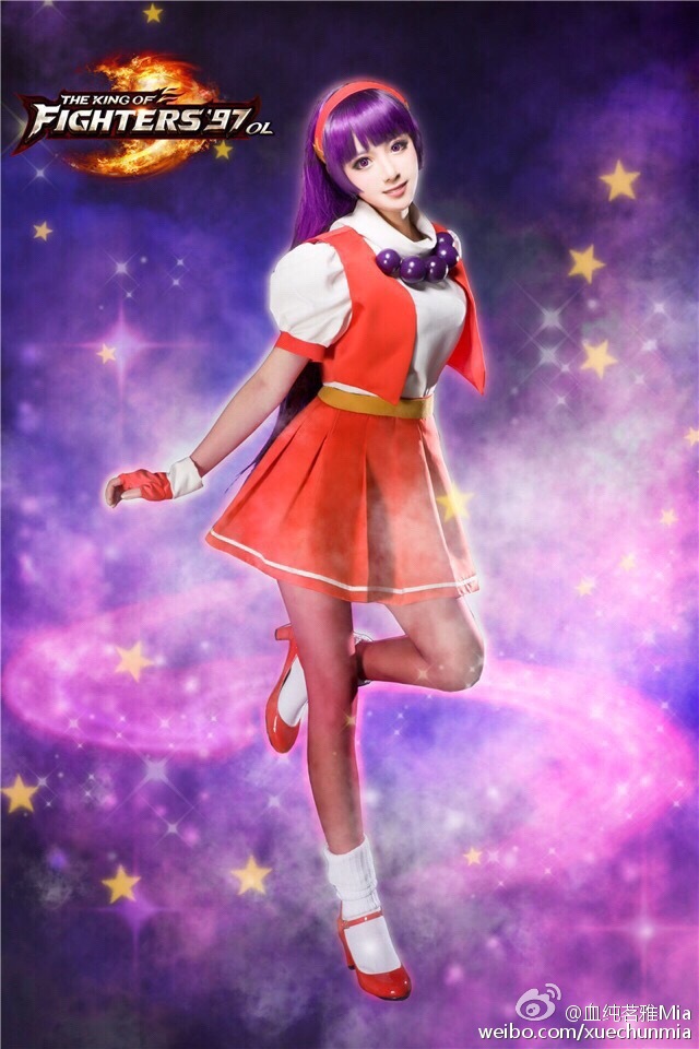 拳皇cosplay女生,拳皇雅典娜cosplay变装视频