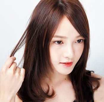 梨花头发型中长发卷发,长发梨花头发尾适合什么卷