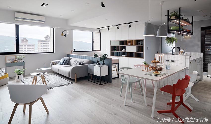 彩色北欧风亲子宅充满阳光与爱,极简北欧风治愈系美宅