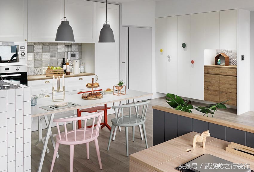 彩色北欧风亲子宅充满阳光与爱,极简北欧风治愈系美宅