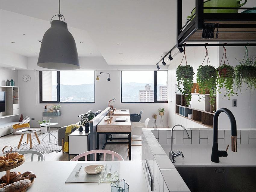 彩色北欧风亲子宅充满阳光与爱,极简北欧风治愈系美宅