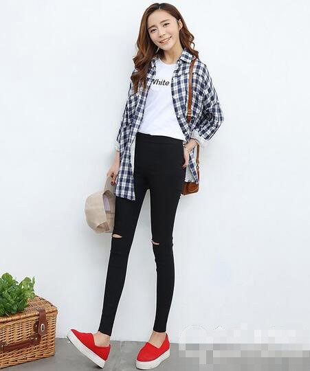 小脚裤如何穿才好看,如何把小脚裤穿好看