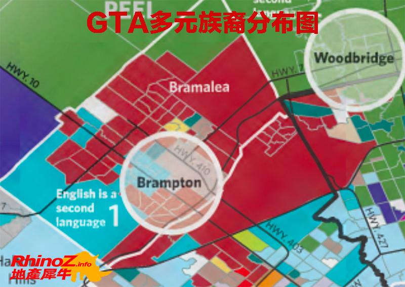 犀牛手札275：一张充满偏见的大多伦多族裔分布图