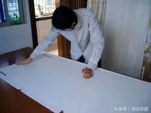 字画装裱全过程教程,书画手工浆糊装裱全过程