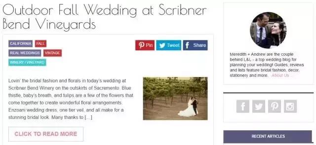 2017年超优秀的100个国外婚礼博客，赶紧收藏！错过无