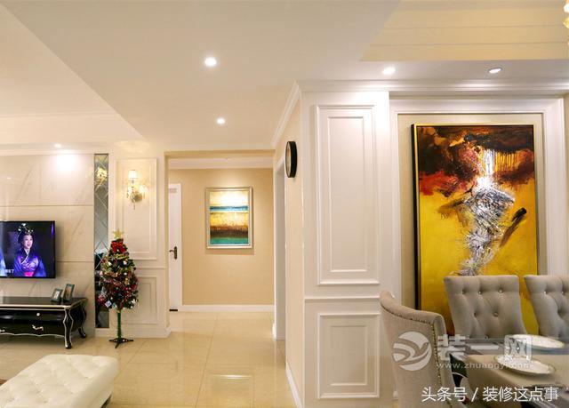 118平三室两厅两卫装修昆明,昆明110平方现代简约装修样板房