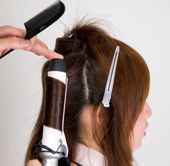 梨花头发型中长发卷发,长发梨花头发尾适合什么卷