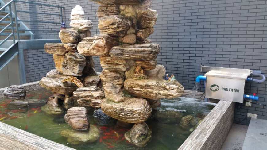 福建家庭园林假山鱼池景观设计,园林鱼池假山流水制作方法大全