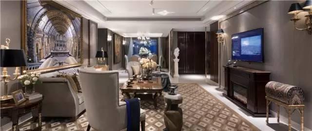 软装样板间设计效果图,350平米雅致主义装修效果图