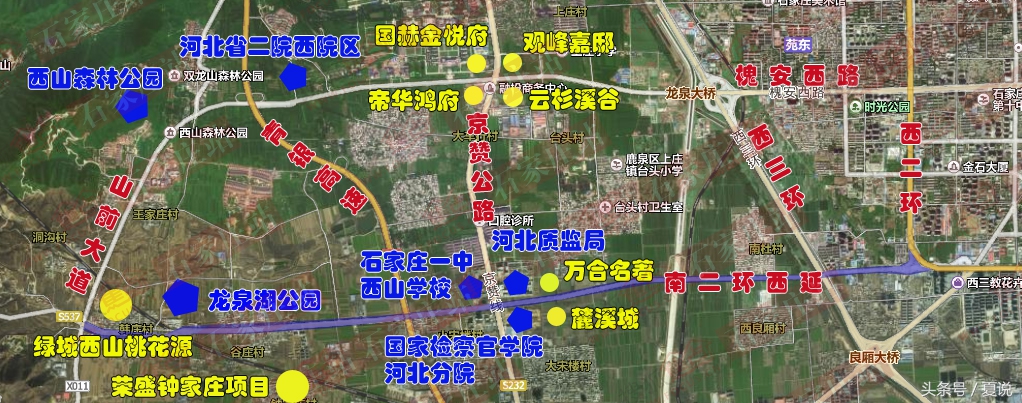 2023年鹿泉区上庄板块最新规划,2023年石家庄上庄龙泉湖片区