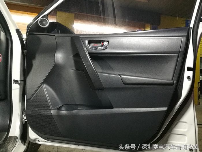 深圳丰田雷凌音响改装,小榄雷凌改装音响3000元