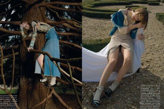 衣服开个叉,时髦开了挂