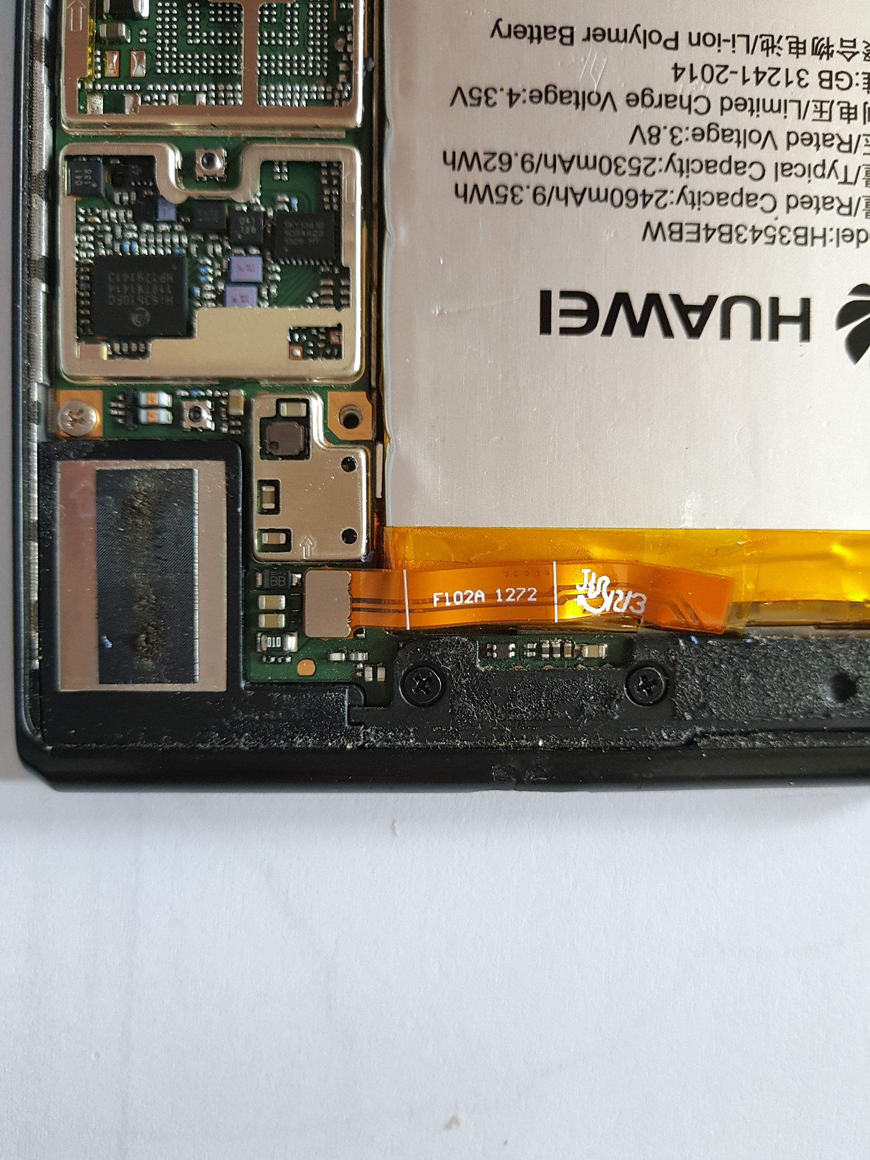 华为p7更换屏幕,p7更换电池教程