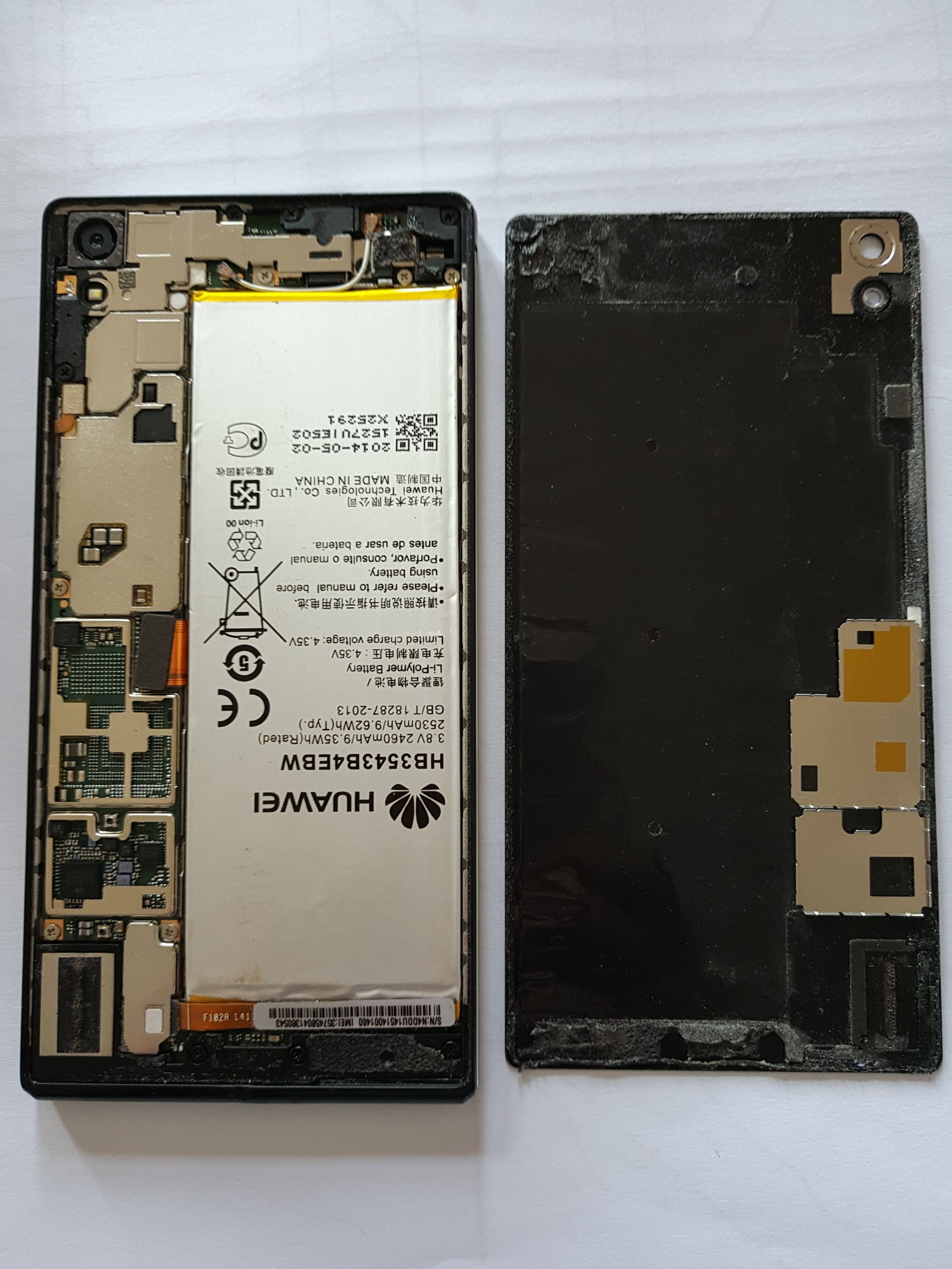 华为p7更换屏幕,p7更换电池教程