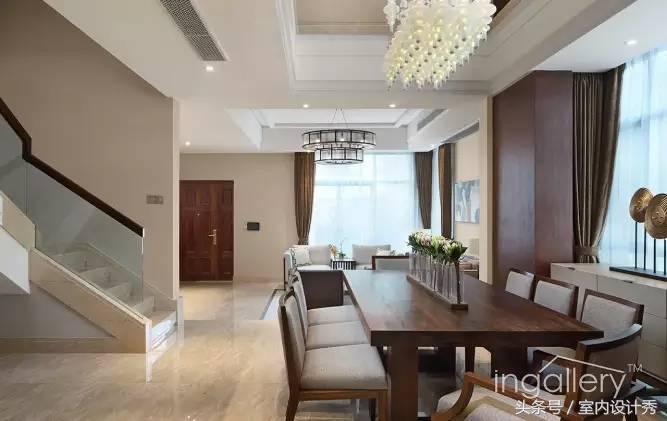 极简现代带花院别墅设计,经典中式湖景别墅