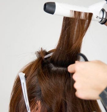 梨花头发型中长发卷发,长发梨花头发尾适合什么卷