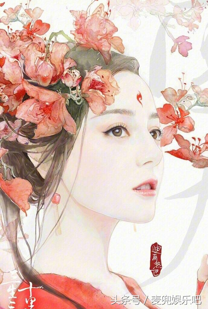 最惊艳的女星手绘图，你最喜欢谁的呢