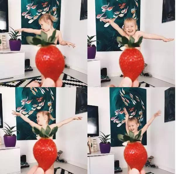 朋友圈晒女儿的亲子照 (晒女儿一家三口亲子照)