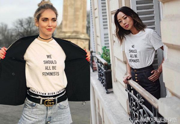 长袖slogantee,怎么穿slogant恤最时髦