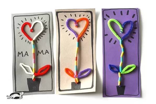 母亲节手工礼物贺卡简单折纸,幼儿园母亲节手工礼物康乃馨