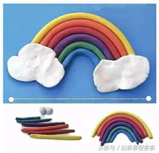 小鱼培乐多彩泥手工,创意培乐多彩泥黏土diy冰淇淋模型