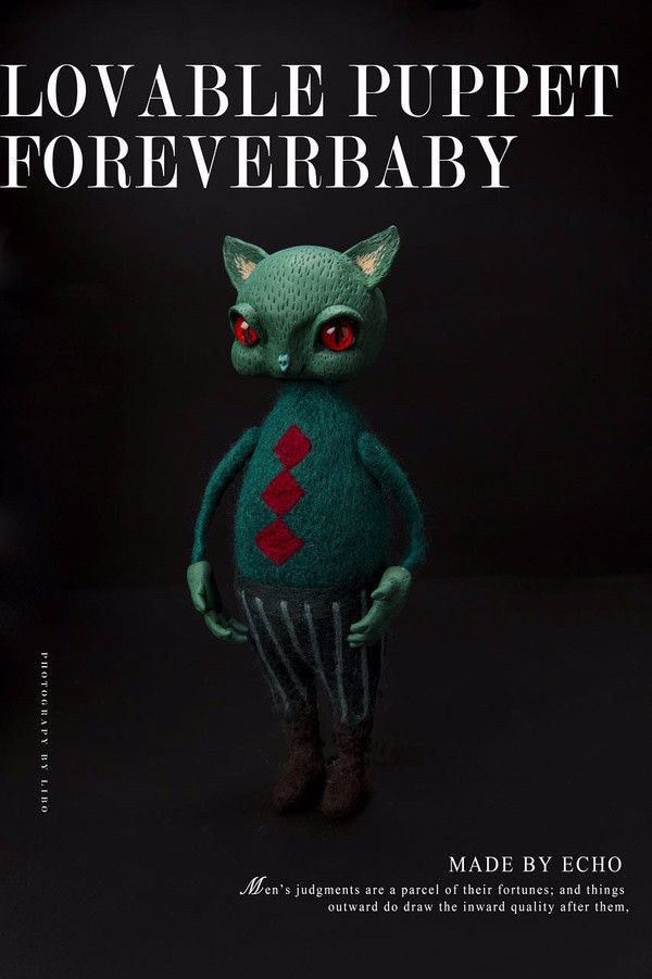 玩偶设计师林良如:怪趣毛毡展览——《23个小怪兽》