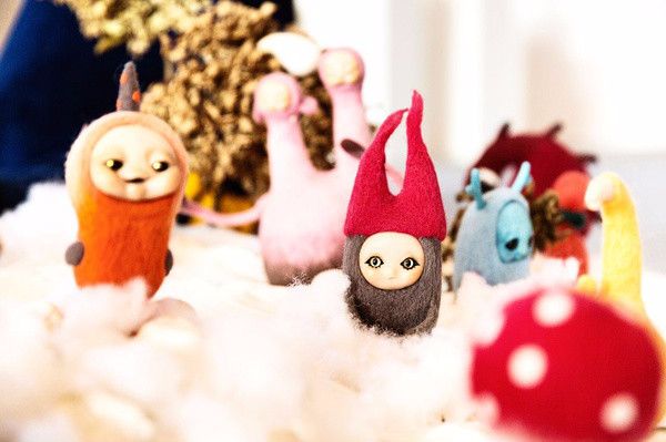 玩偶设计师林良如:怪趣毛毡展览——《23个小怪兽》
