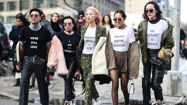 长袖slogantee,怎么穿slogant恤最时髦