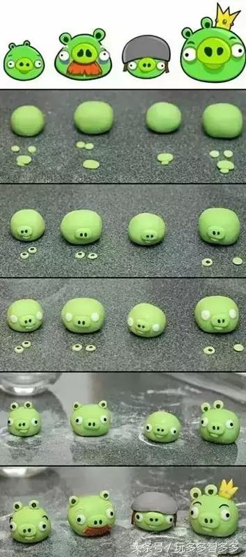 小鱼培乐多彩泥手工,创意培乐多彩泥黏土diy冰淇淋模型