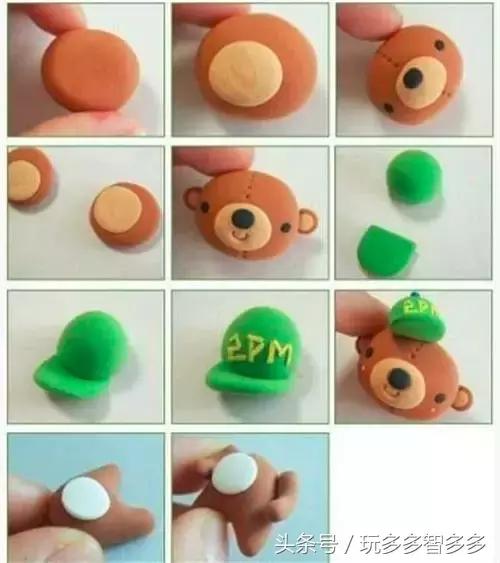 小鱼培乐多彩泥手工,创意培乐多彩泥黏土diy冰淇淋模型