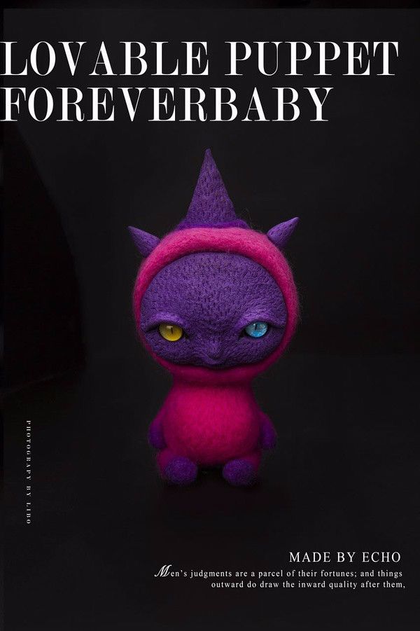 玩偶设计师林良如:怪趣毛毡展览——《23个小怪兽》