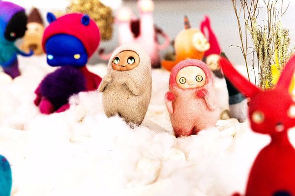 玩偶设计师林良如:怪趣毛毡展览——《23个小怪兽》