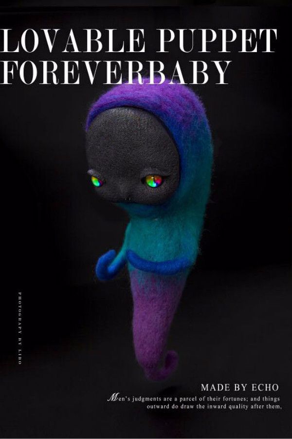 玩偶设计师林良如:怪趣毛毡展览——《23个小怪兽》