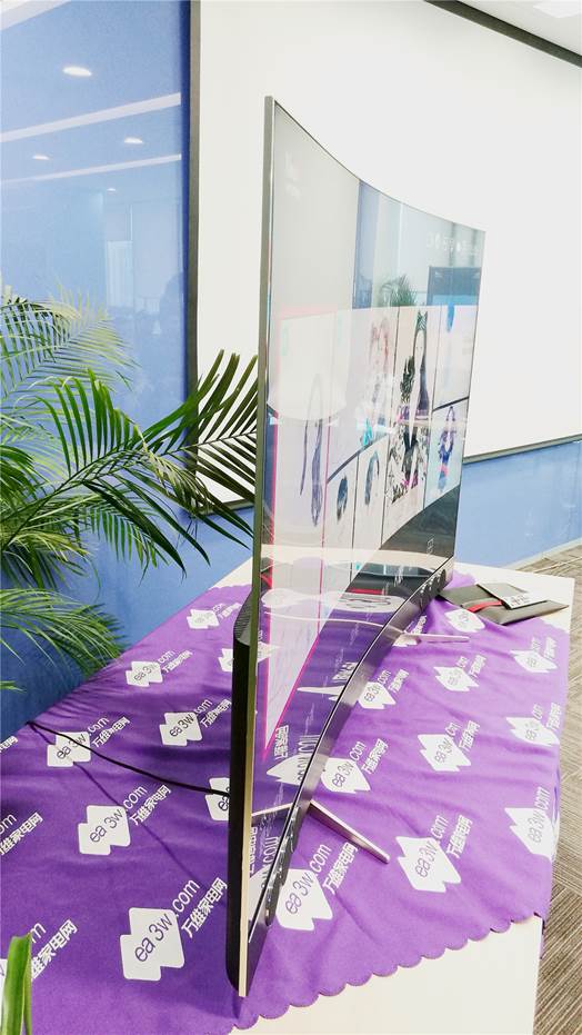 2999元tcl55寸4k曲面电视,tcl55x3曲面电视测评