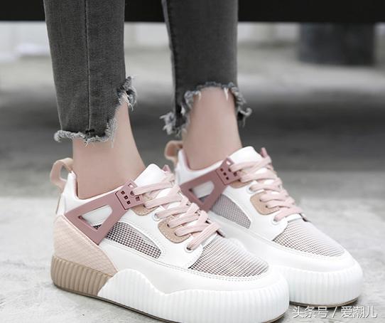不输大牌的女板鞋好看百搭,好看又少女心高帮板鞋