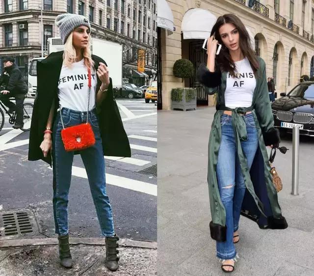 今年t恤怎么穿好看炸了,今年时髦宽松t恤