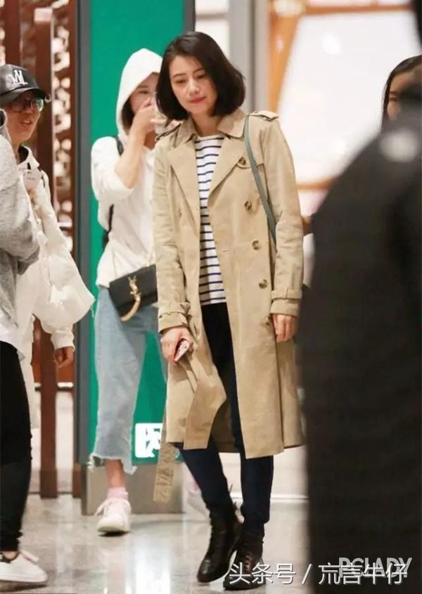 开春针织开衫外套搭配什么内搭,新款时尚牛仔外套风衣