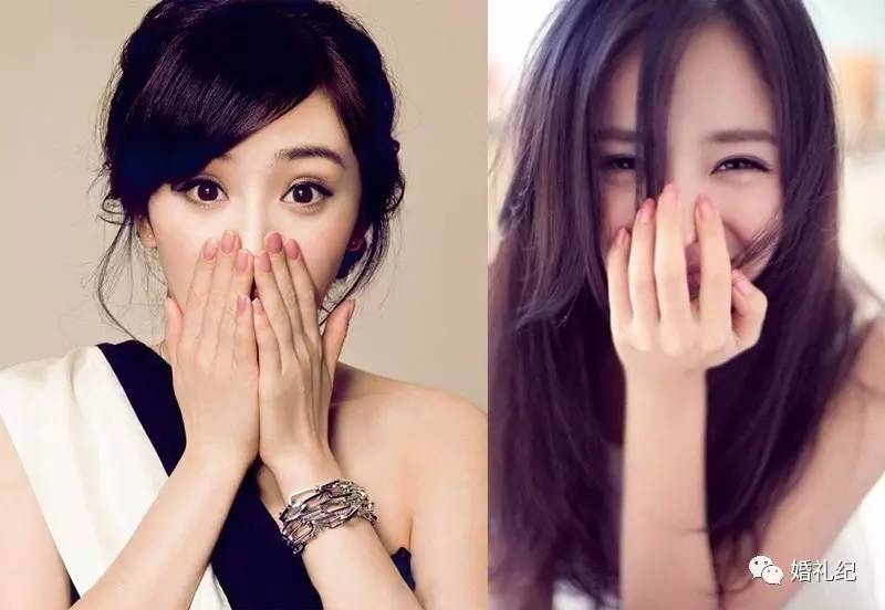 新娘美甲裸色系短甲,最近新娘美甲火爆款