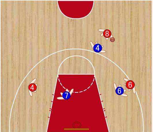 基本篮球运球训练,篮球23联防防守战术