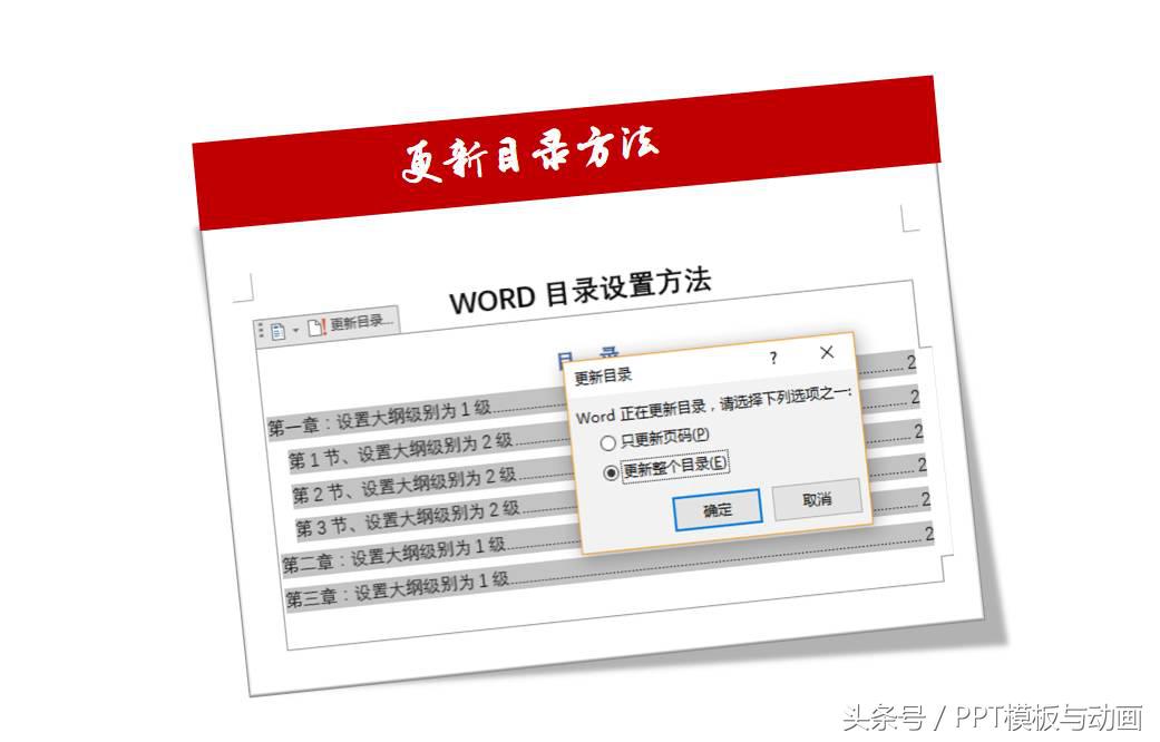 word职场小妙招,word职场手动目录
