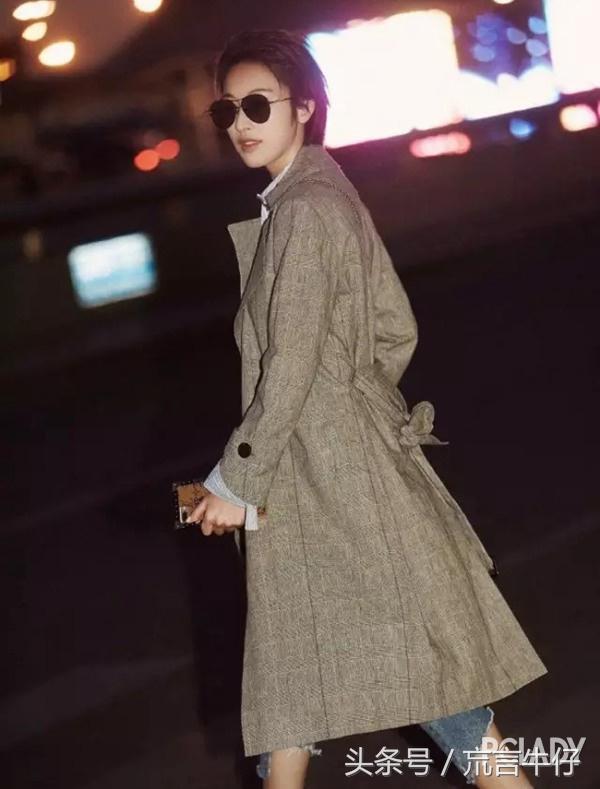 开春针织开衫外套搭配什么内搭,新款时尚牛仔外套风衣