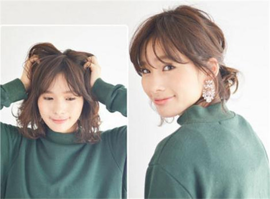 lob发型怎么扎,扁平头如何绑低马尾不老气