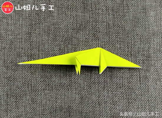 儿童折纸恐龙折纸的详细分步图解包学包会