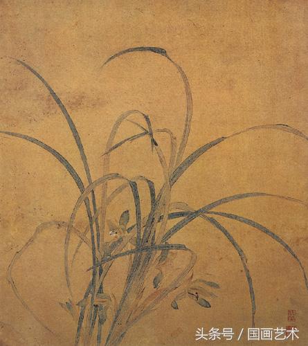 兰图国画图片,国画大师兰草画欣赏