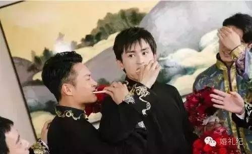 陈晓陈妍希婚礼接亲视频,陈晓陈妍希婚礼掀头纱